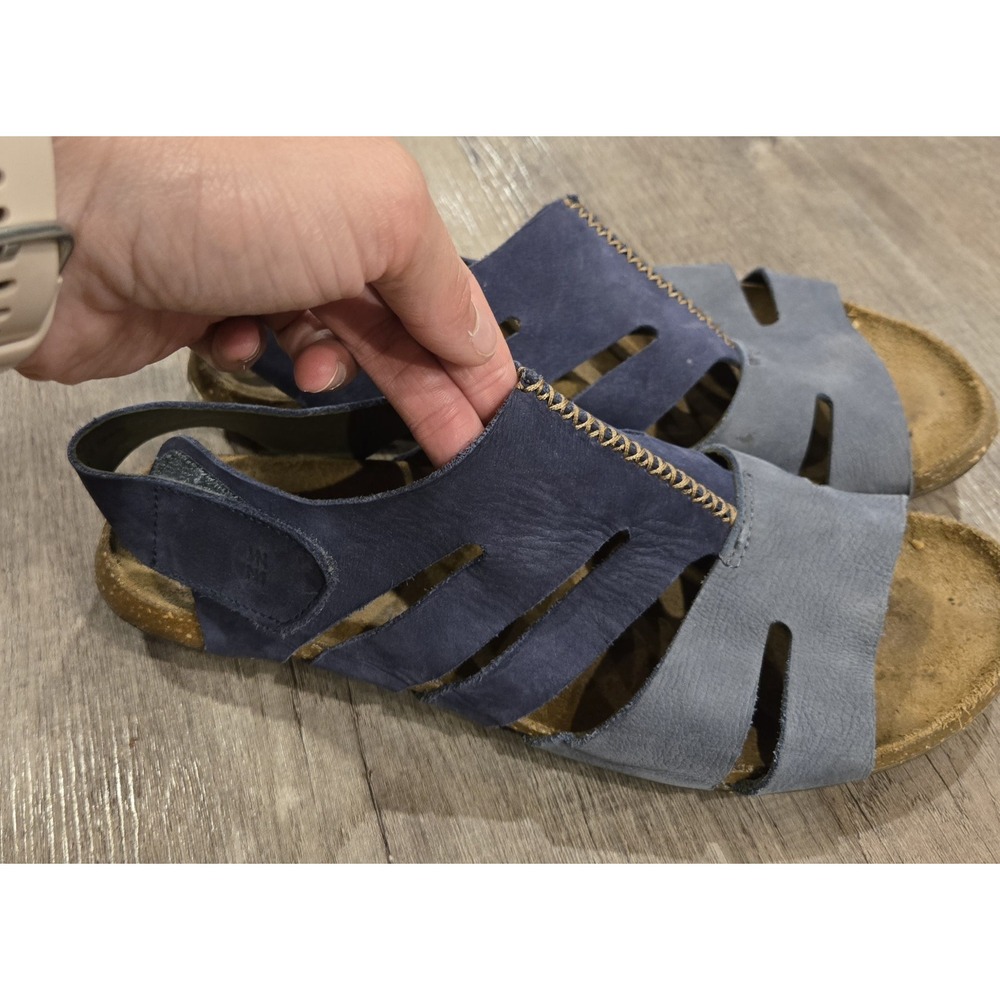 El Naturalista Sandals Womens
11 Zumaia Slingback Blue Casual Flats Comfort 5242